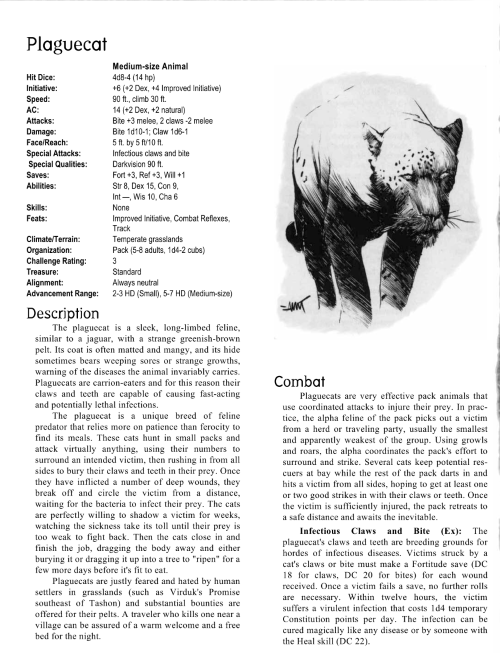 felidae-mimicry-plaguecat-creature-collection-i