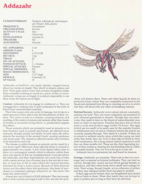 insect-mimicry-addazahr-tsr-2158-monstrous-compendium-annual-volume-2