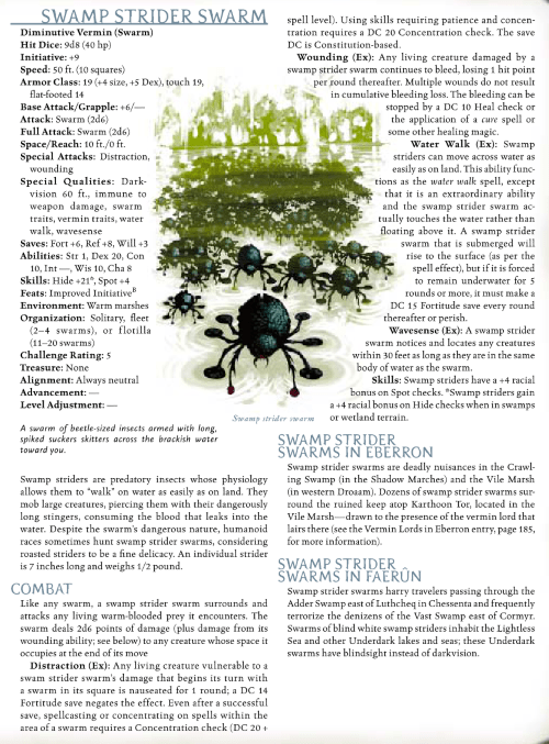 insect-mimicry-swamp-strider-swarm-dd-3-5-monster-manual-iii