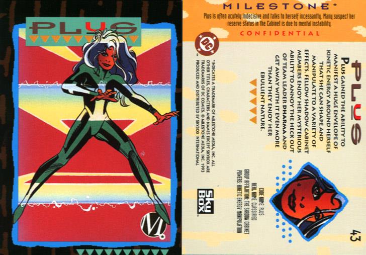 Kinetic Manipulation-Plus-Milestone Media Universe Card Set