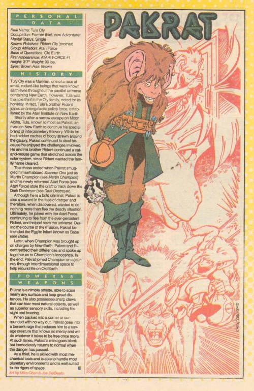 Rodent Mimicry-DC-Pack Rat-DC Who's Who #17