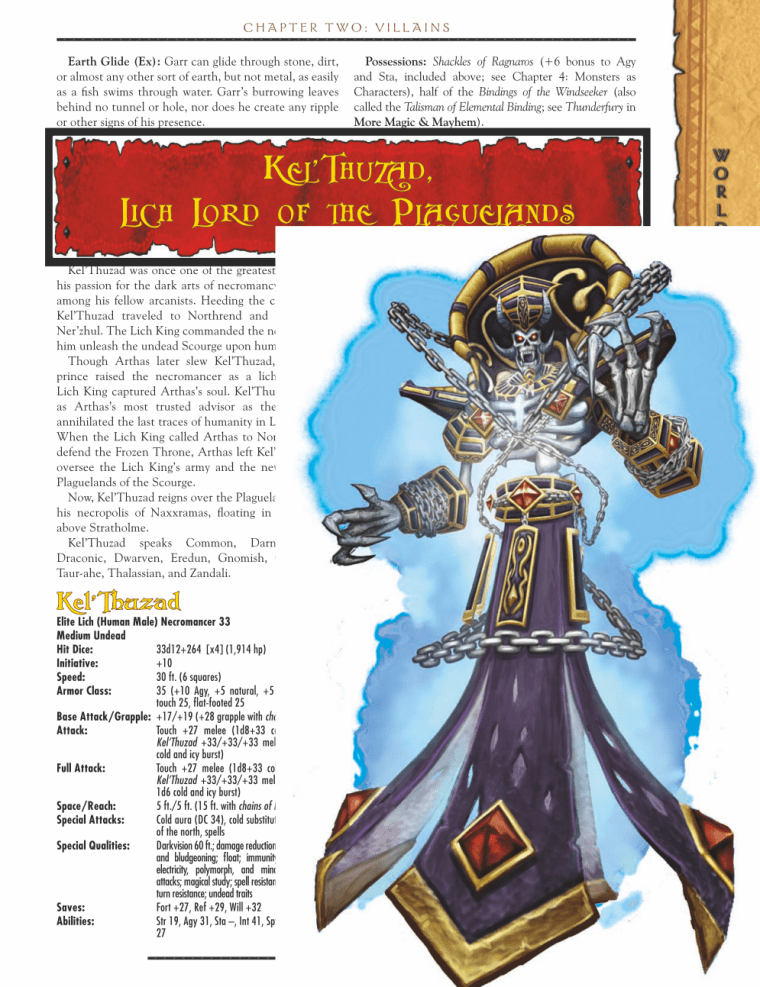 Zombie Mimicry-WOW-Kel'Thuzad-World of Warcraft Monster Guide