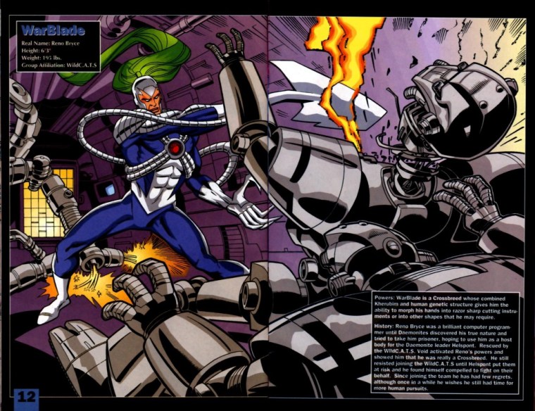 Appendages (blades)-Warblade-WildCATs Adventures Sourcebook