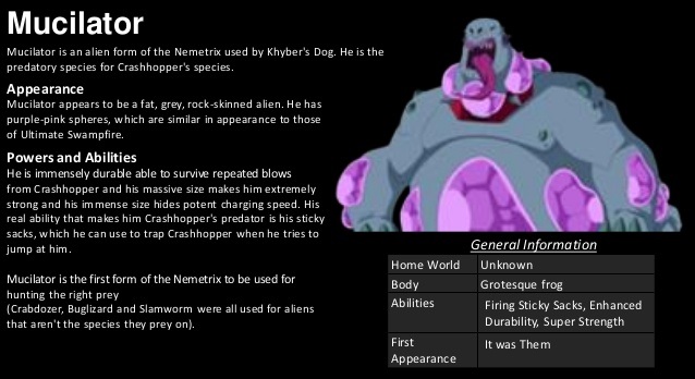 Bullet Projectile-Mucilator-Ben 10