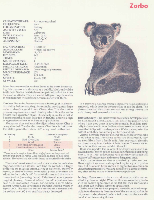 marsupial-mimicry-zorbo-tsr-2158-monstrous-compendium-annual-volume-2
