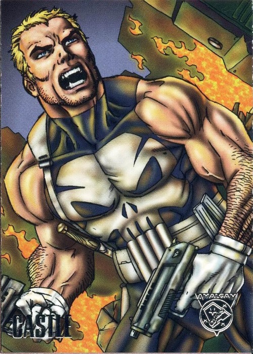 Merging (universes)-Castle-Amalgam trading cards