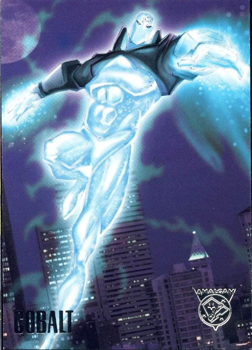 Merging (universes)-Cobalt-Amalgam trading cards