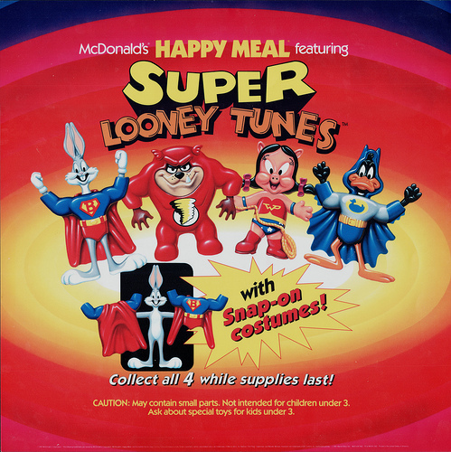 Merging (universes)-McDonalds Happy Meal-Super Looney Tunes