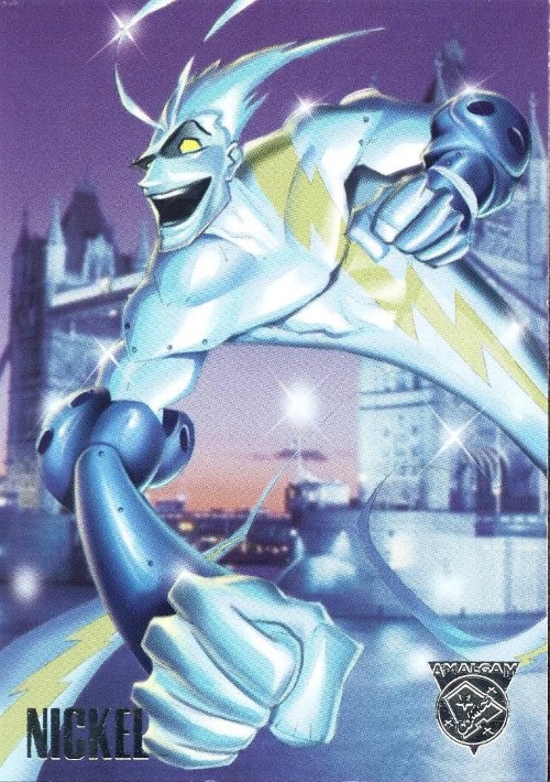 Merging (universes)-Nickel-Amalgam trading cards