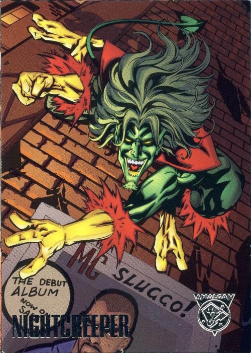 Merging (universes)-Nightcreeper-Amalgam trading cards