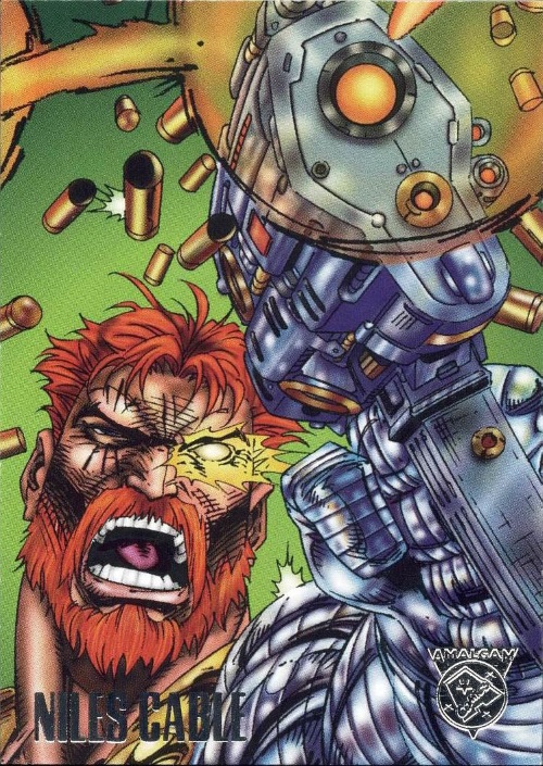 Merging (universes)-Niles Cable-Amalgam trading cards