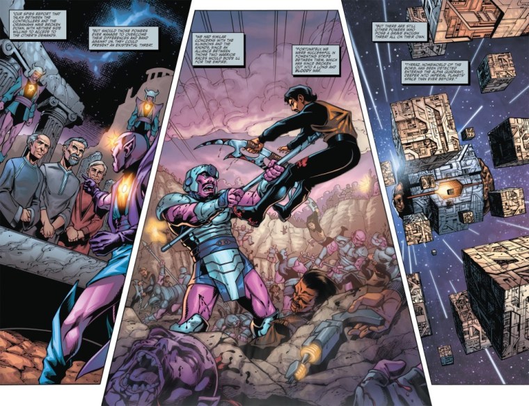 Merging (universes)-Star Trek-Legion of Super-Heroes #2