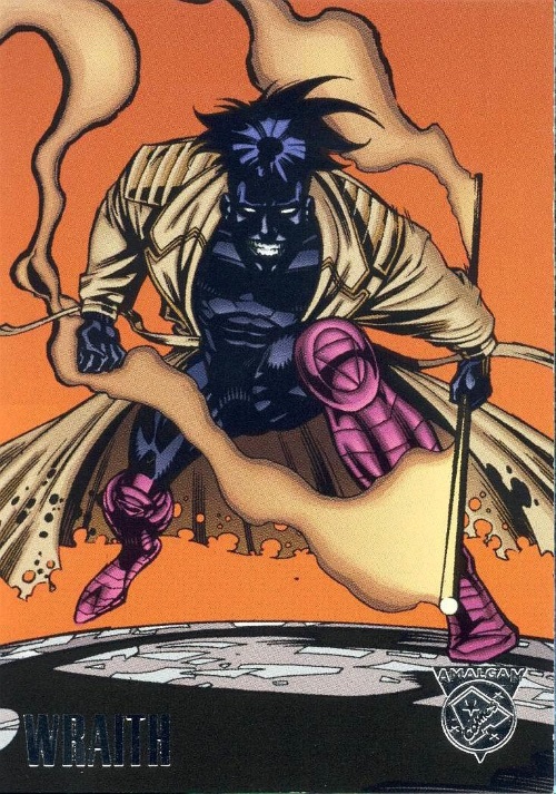 Merging (universes)-Wraith-Amalgam trading cards