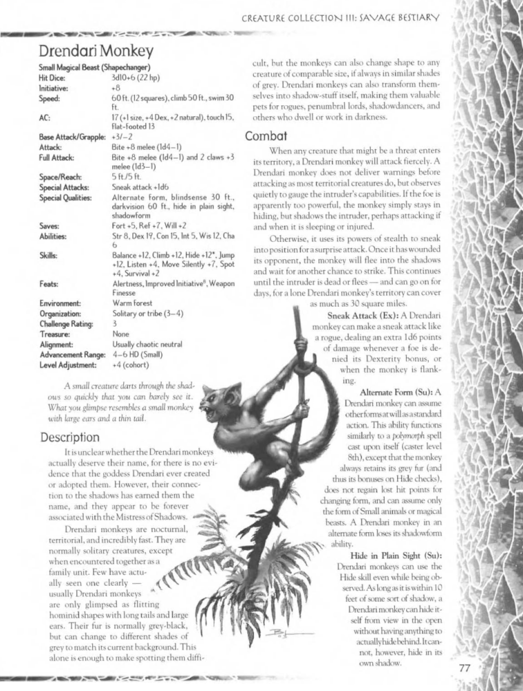 primate-mimicry-dd-drendari-monkey-creature-collection-iii-savage-bestiary