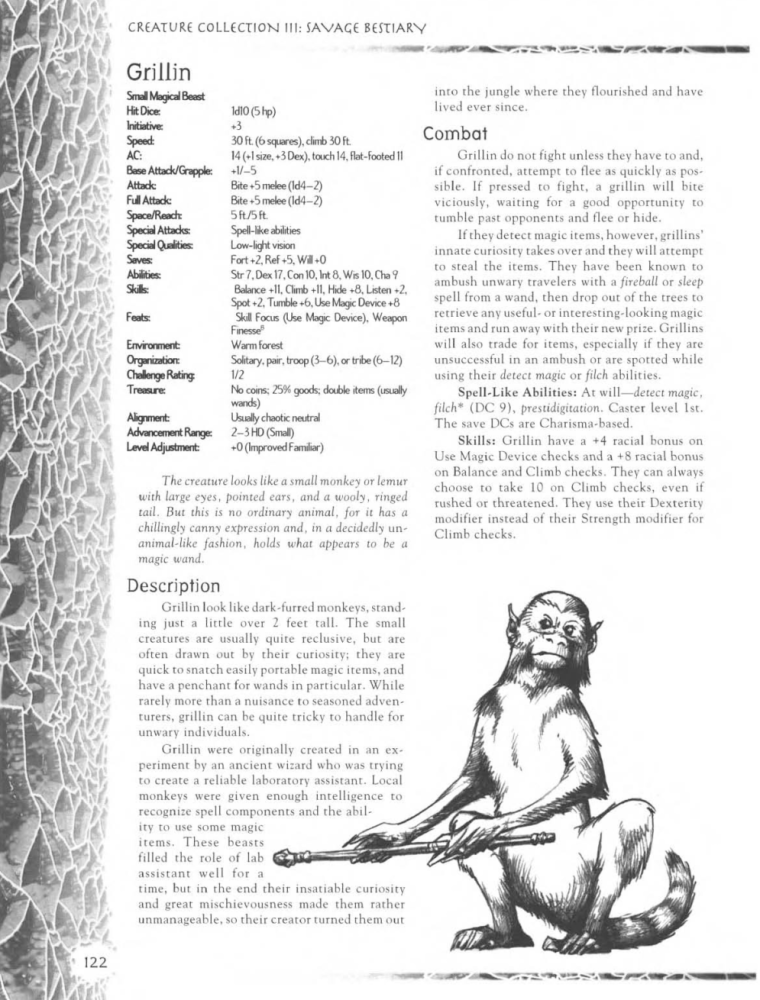 primate-mimicry-dd-grillin-creature-collection-iii-savage-bestiary