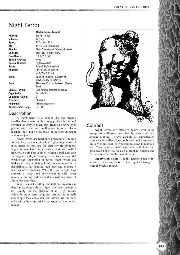 primate-mimicry-dd-night-terror-creature-collection-i