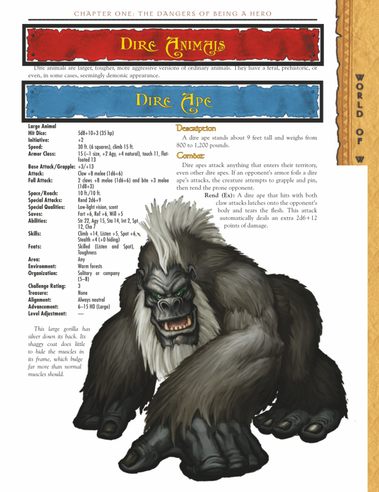 primate-mimicry-wow-dire-ape-world-of-warcraft-monster-guide