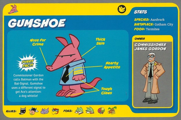 Aardvark Mimicry-Gumshoe-Commissioner Gordon-Capstone’s DC Super-Pets Character Encyclopedia