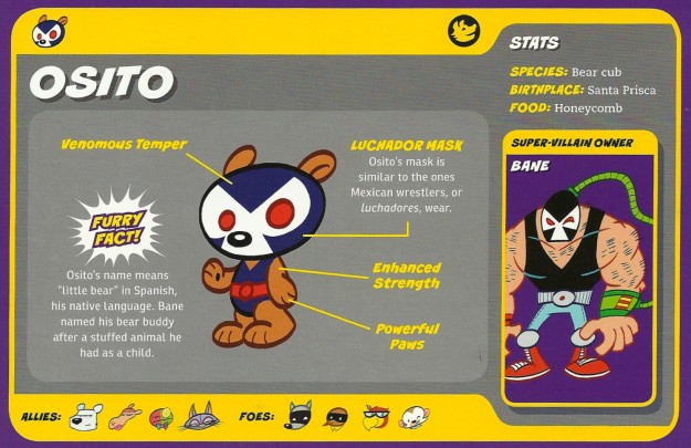 Bear Mimicry-Osito-Bane-Capstone’s DC Super-Pets Character Encyclopedia