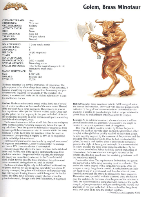 golem-mimicry-brass-minotaur-golem-tsr-2173-monstrous-compendium-annual-volume-4
