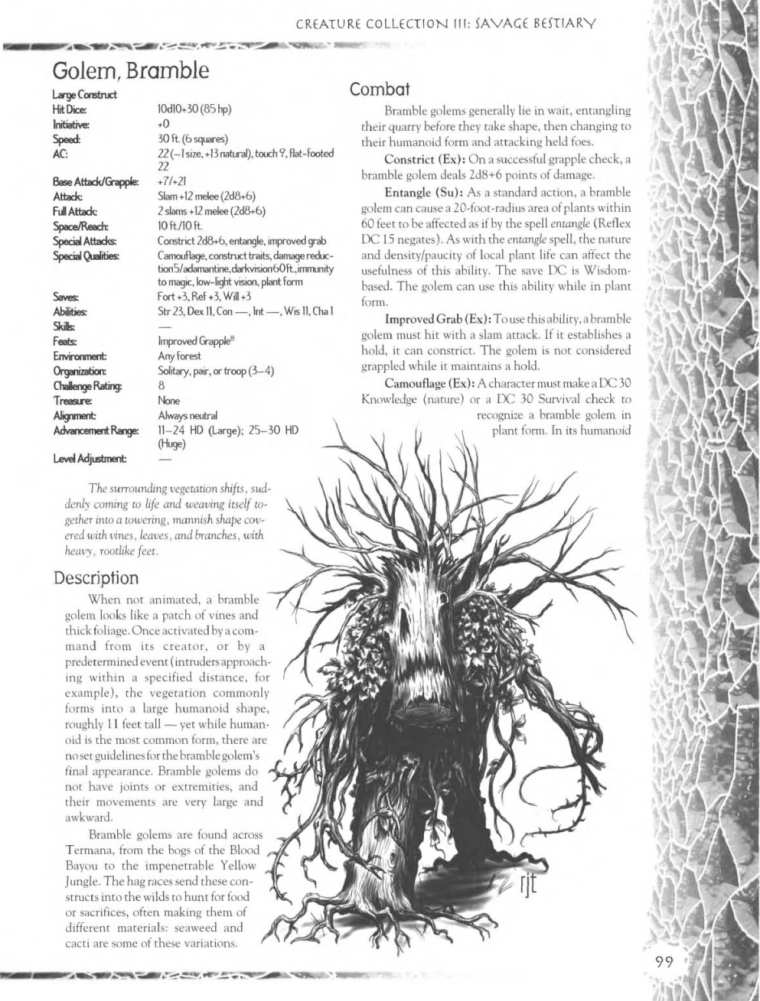 golem-mimicry-dd-bramble-golem-creature-collection-iii-savage-bestiary