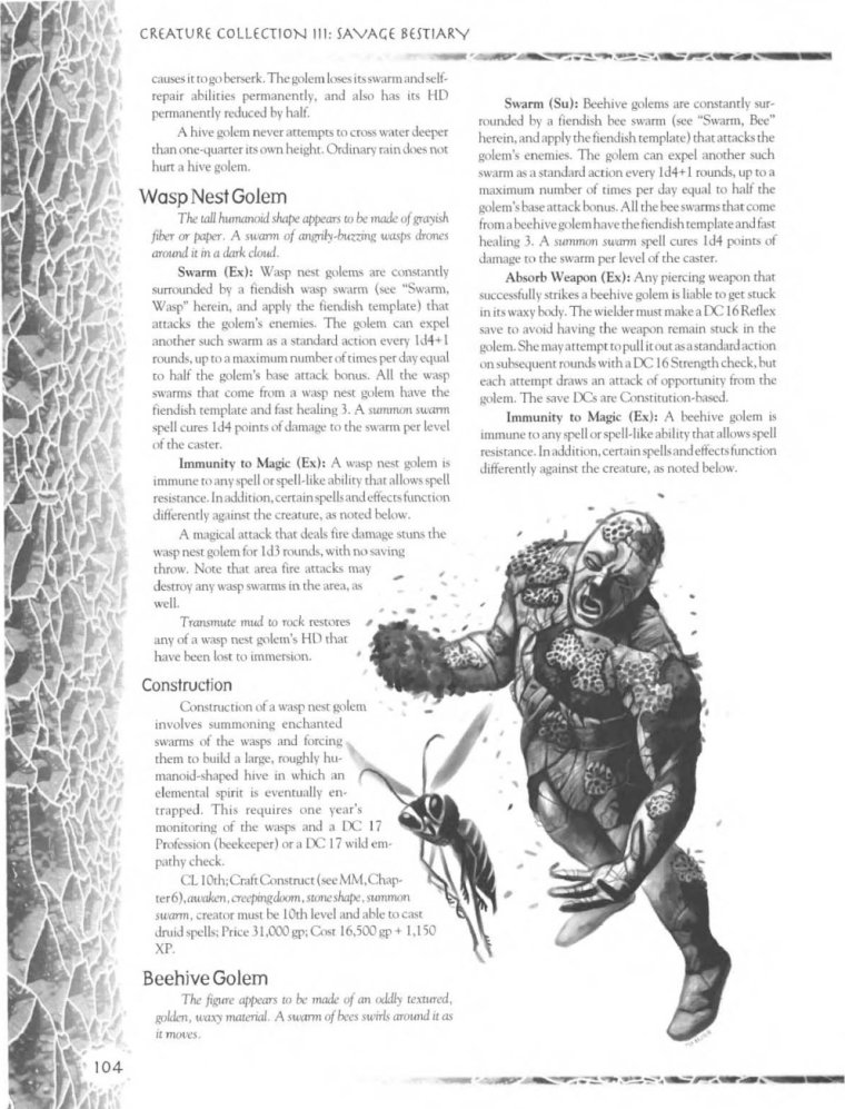 golem-mimicry-dd-wasp-nest-golem-creature-collection-iii-savage-bestiary