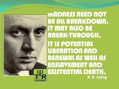 Insanity Manipulation (self)-RD Laing Quote