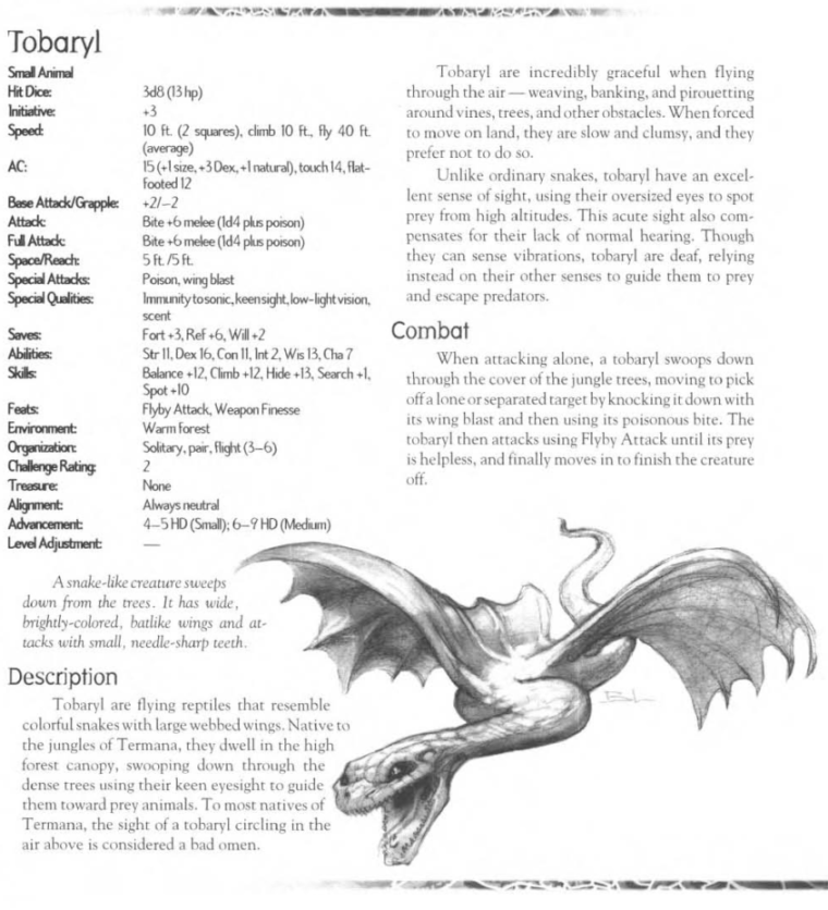 Snake Mimicry-D&D-Tobaryl-Creature Collection III. Savage Bestiary