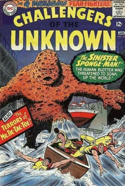 Sponge Mimicry-Sponge Man-Challengers of the Unknown V1 #47