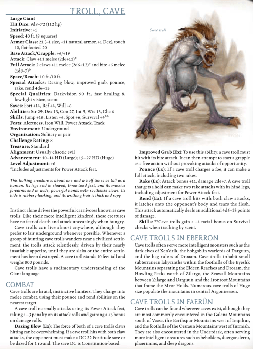 troll-mimicry-cave-troll-dd-3-5-monster-manual-iii