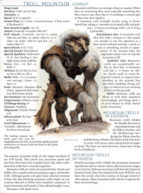 troll-mimicry-mountain-troll-dd-3-5-monster-manual-iii