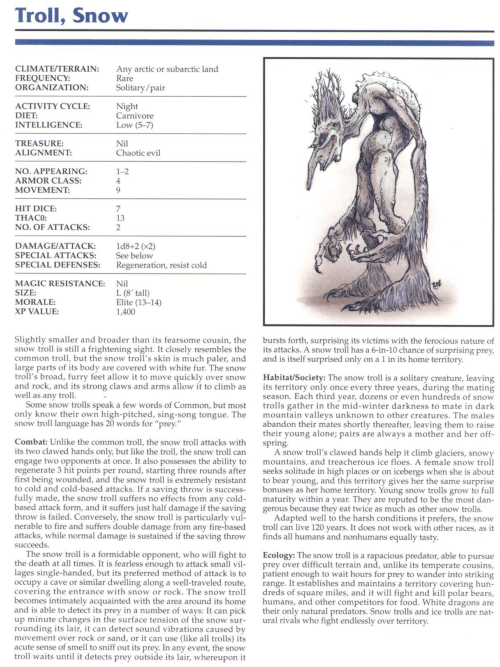 troll-mimicry-snow-troll-tsr-2145-monstrous-compendium-annual-volume-1