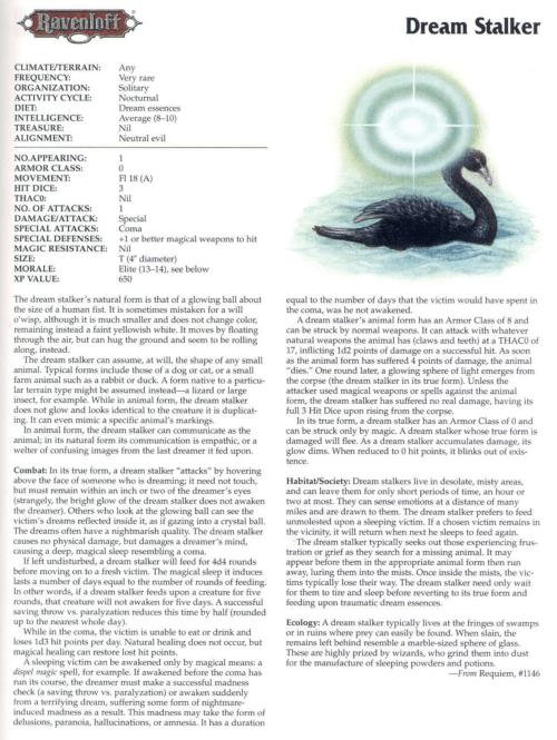 sleep-inducement-dream-stalker-tsr-2173-monstrous-compendium-annual-volume-4