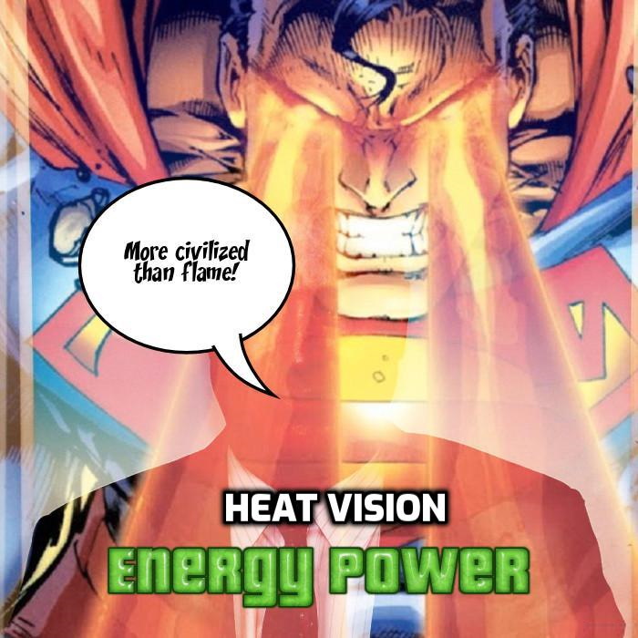 207.1) Heat Vision – Hugh Fox Superpowers List