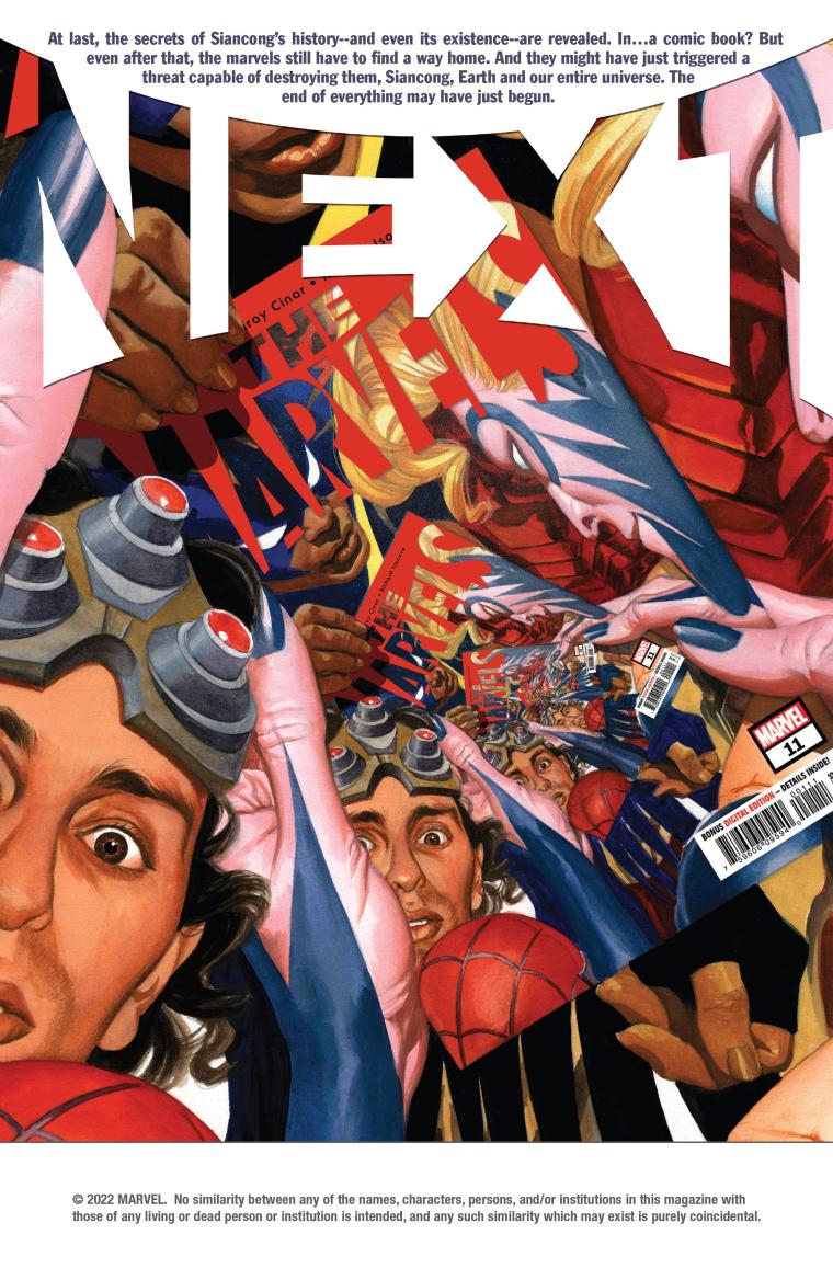 285) Metafictional Manipulation-The Marvels #10 (2022) - Page 22-Droste Effect