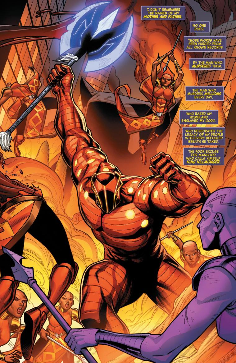 048) Armor (matter)-King Killmonger-Avengers Forever #6 (Marvel)