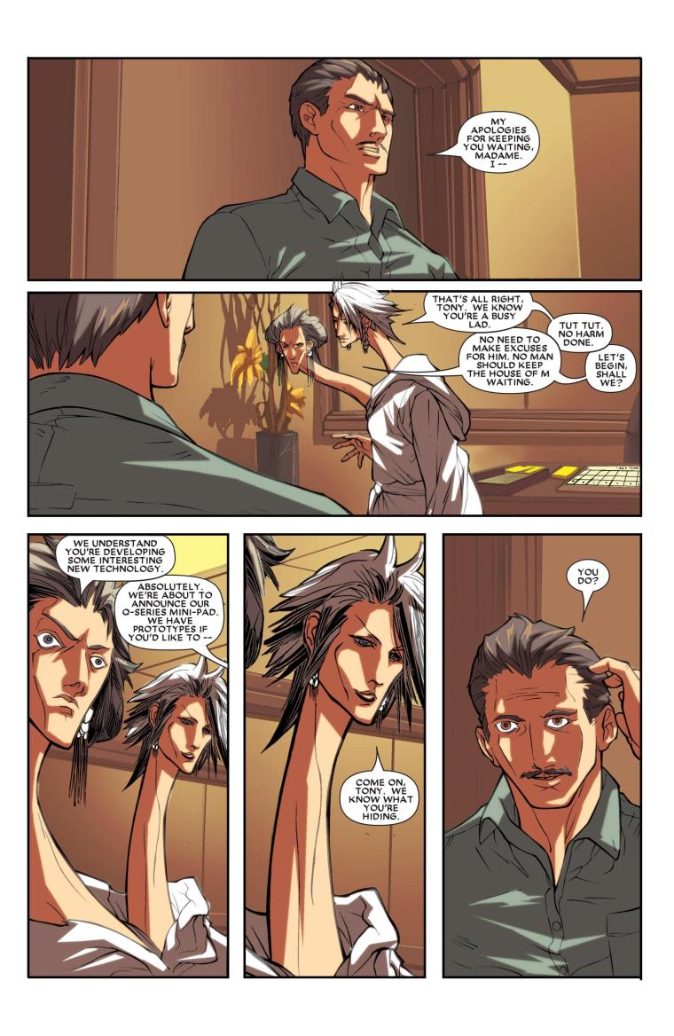 036) Appendages (head)-House of M - Fantastic Four - Iron Man (2006) - Page 106