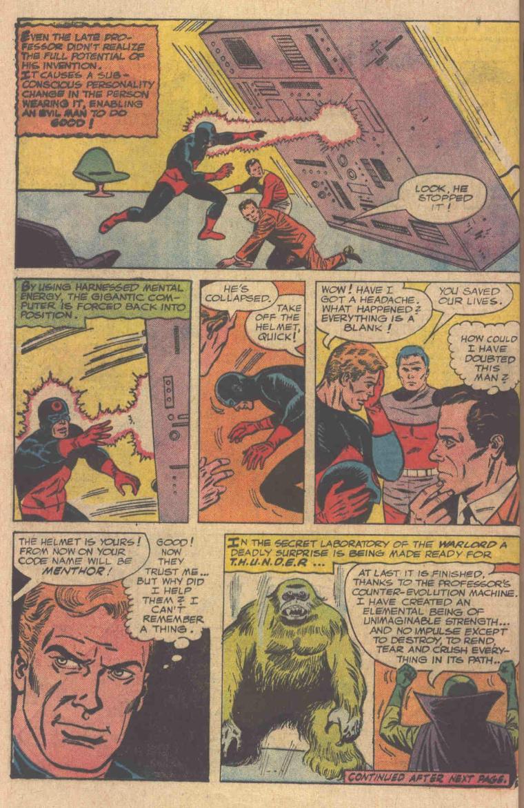 443) Telekinesis-T.H.U.N.D.E.R. Agents #1 (Tower Comics') - Page 36